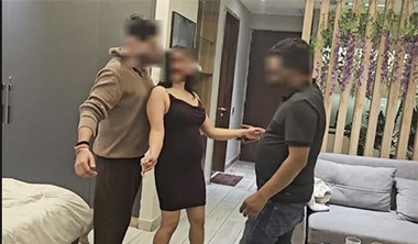 Hot Anjali Get Together Threesome Old Friend Hard Sex Video