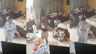 Sexy Desi Bhabhi Changing Clothes CCTV Viral Nude