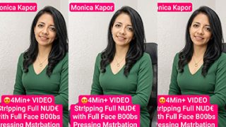 Monika Kapoor Most Surprising Live Stripping Pussy