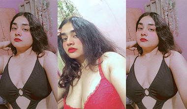 Sexy Chubby Babe Teasing Showing Hot Pussy
